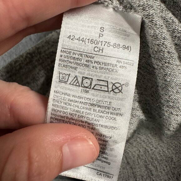 Gap Womens S Heather Gray Jogger Pants Drawstring Pockets Soft Knit Fabric - Picture 7 of 11